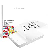 COLORWING Thermal Paper 8.5x11 US Letter for Portable Printer,Continuous Folding Thermal Paper Co...