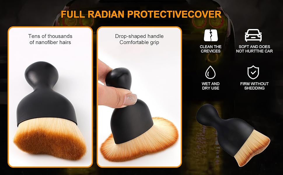 soft car cleaning interior brush