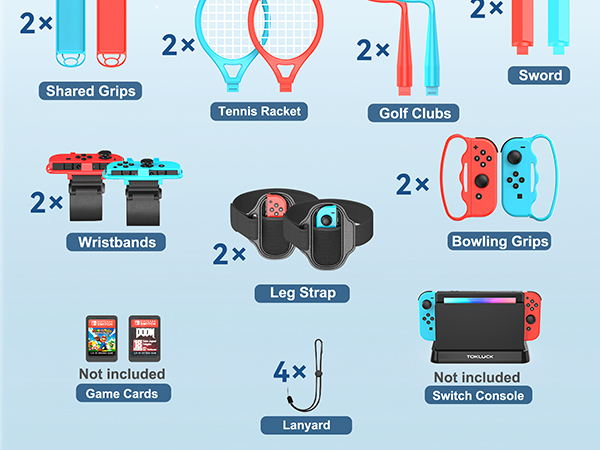 nintendo switch sports accessories bundle
