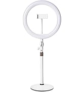 LITTIL Superstar - 10-inch USB Ring Light for Desk or Table | 3 Light Modes with Flexible Smartph...