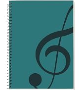 MOREYES Music Notebook Composition Manuscript Staff Notebook with 100 Pages 10.24x7.5 inch/26x19c...