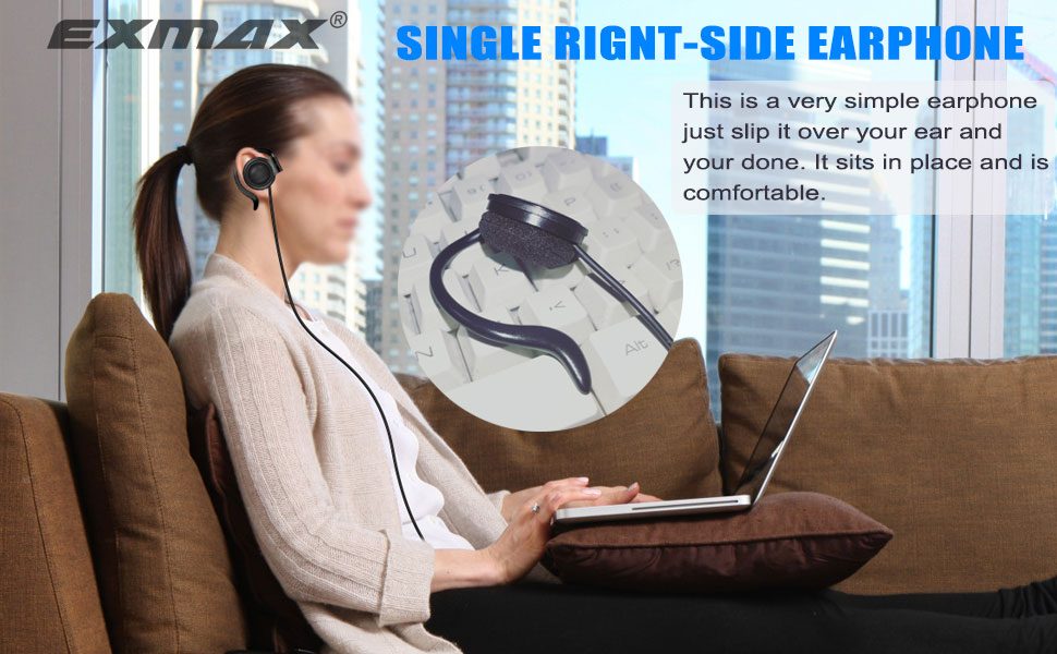 easy to wear ear-hook headphone