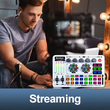 digital audio mixer board xlr