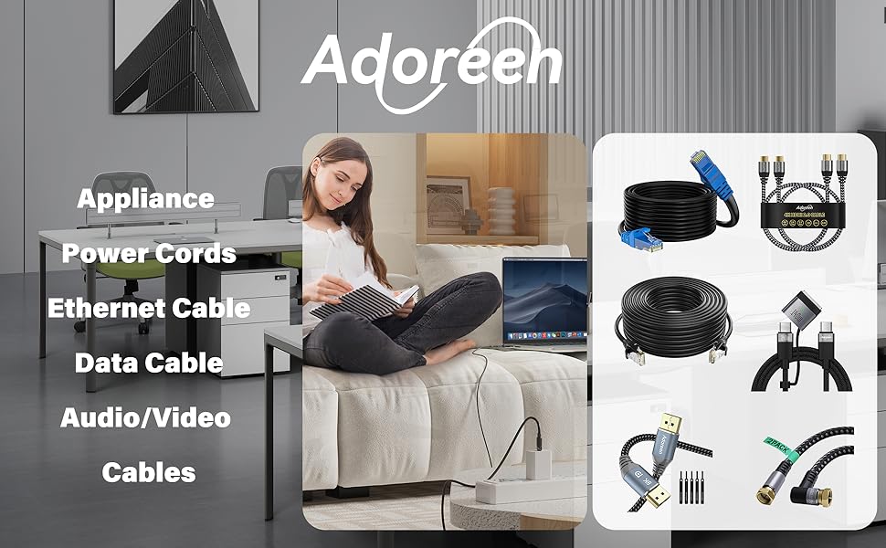 Adoreen Sells Appliance Power Cords, Ethernet Cables, Data Cables and AV Cables