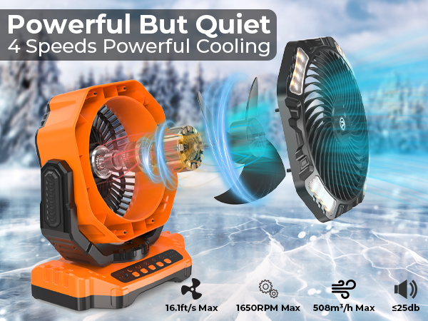 ventilador recargable