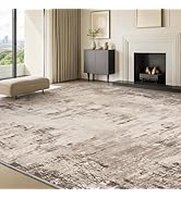 MontVoo Abstract Area Rug-5x7 Washable Rugs for Living Room-Soft Rug for Bedroom-Neutral Non Slip...