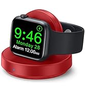 ZAPOGO Portable Magnetic Charging Dock for Apple Watch, Wireless Fast Watch Charger Stand with Ch...