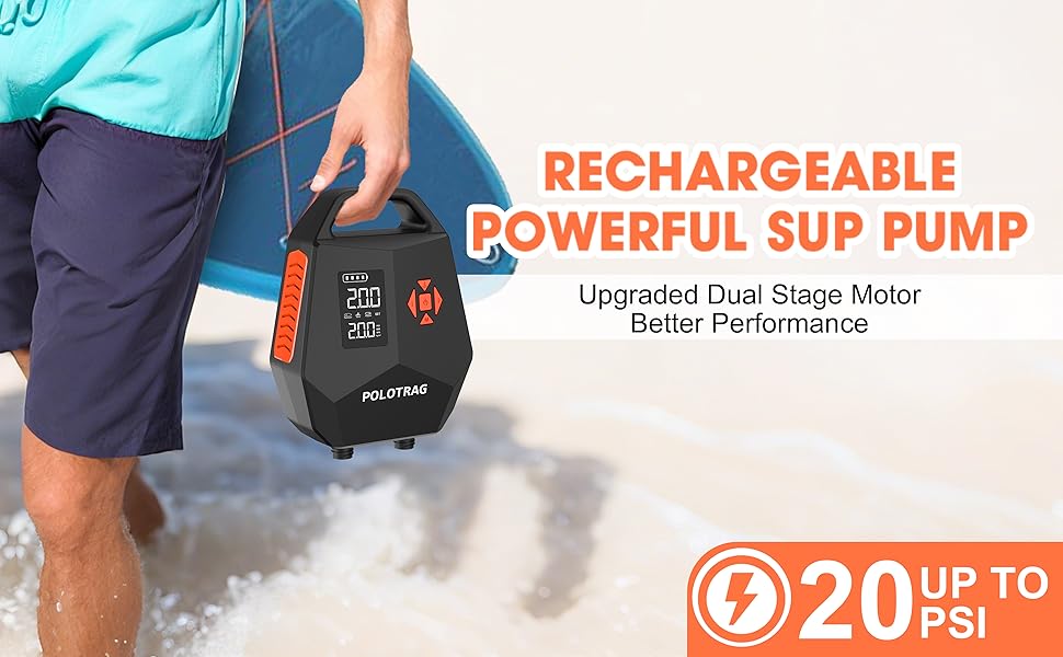paddle board pump rechargeable