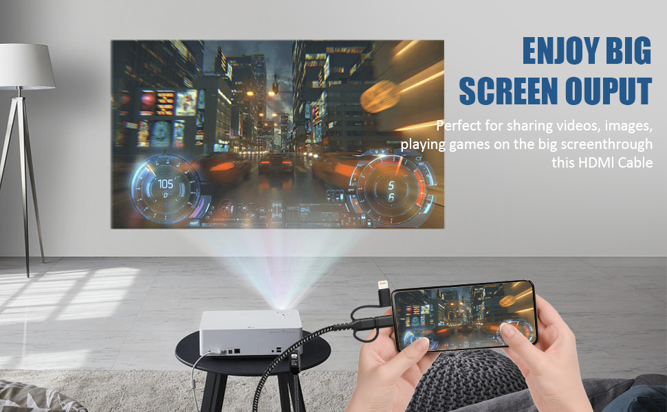 ENJOY BIG SCREEN OUPUT