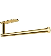 MGahyi Paper Towel Holder Under Cabinet, Self-Adhesive or Screws, Paper Towel Roll Rack for Kitch...