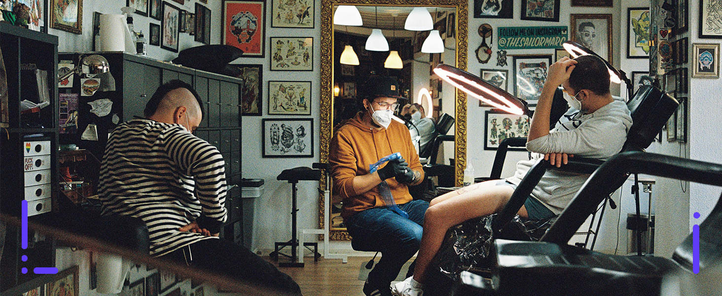 Used in tattoo parlors