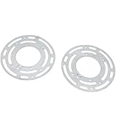 4in Stainless Steel Light Fixture Mounting Bracket Universal Crossbar for Ceiling Fan Chandelier ...