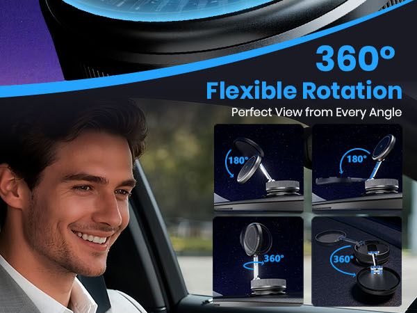 360° adjustable vacuum magnetic phone holder