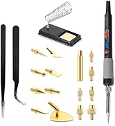 3D Printing Finishing Tool Kit, 80W Soldering Iron &amp; Heat Insert Brass Nut Kit for 3D Printing, I...