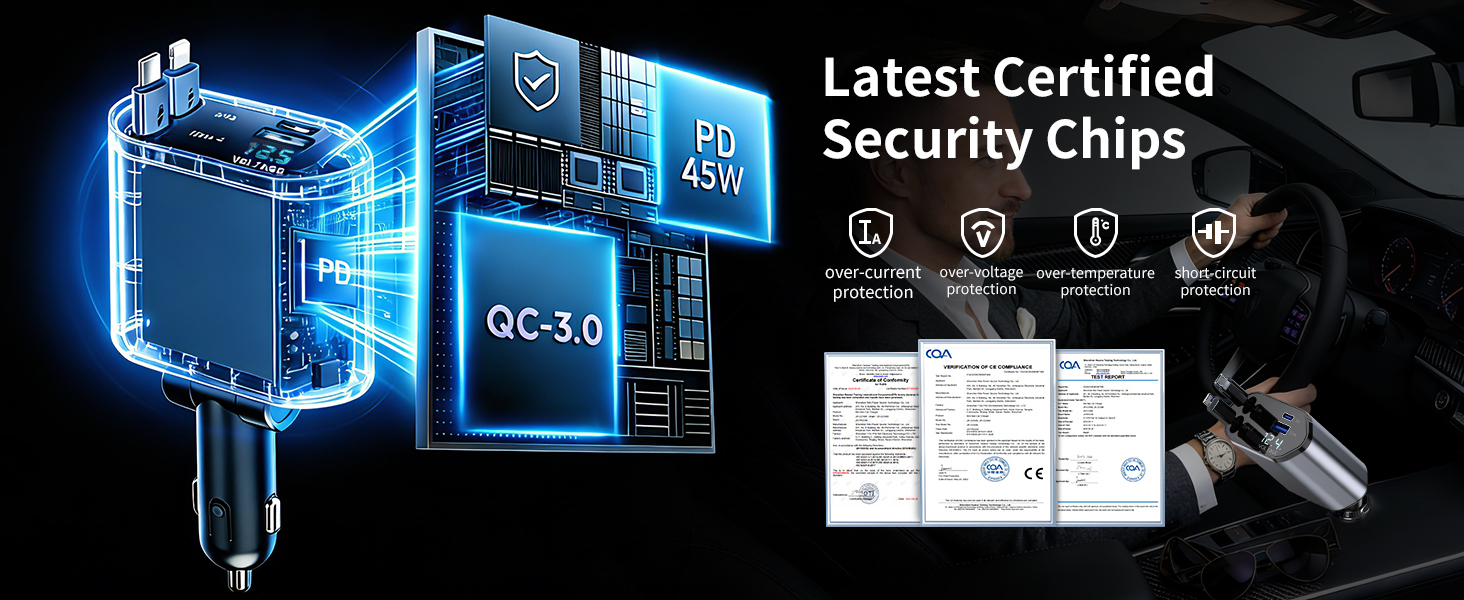 Intelligent Protection, Safe Charging Guaranteed