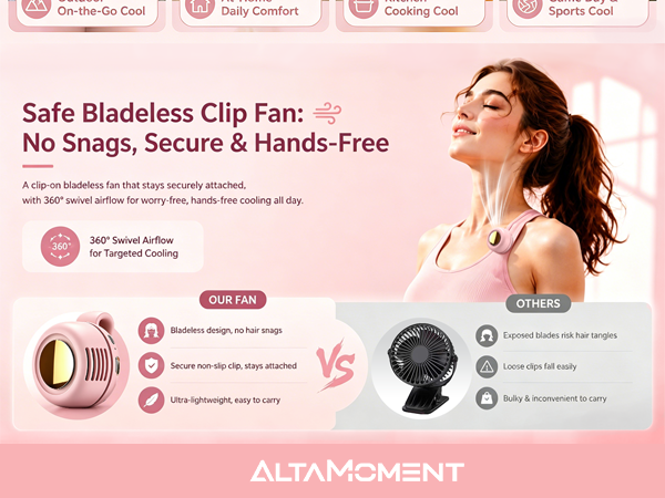 Portable Clip-On Fan