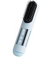 2026 New Cordless Rechargeable Hair Straightener Brush for Travel, Portable Mini Straightening Co...