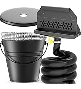 Rear Grease Drainage System for Blackstone, Griddle Accessories Kit for Blackstone with Enclosed ...