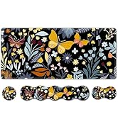 ARTSO Mouse Pad Keyboard Wrist Rest Set, Desk Mat+ Mouse Pad with Wrist Rest+ Keyboard Wrist Supp...