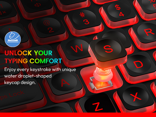 crate silent soft keys fit finger