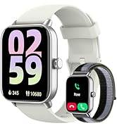 Smart Watch for Women Men, 1.85" Alexa Fitness Tracker with Call &amp; SMS, Heart Rate, SpO2, Stress ...