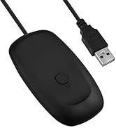 Mcbazel Wireless USB 2.0 Gaming Receiver Adapter for Microsoft Xbox 360 Desktop Pc Laptop Gaming ...