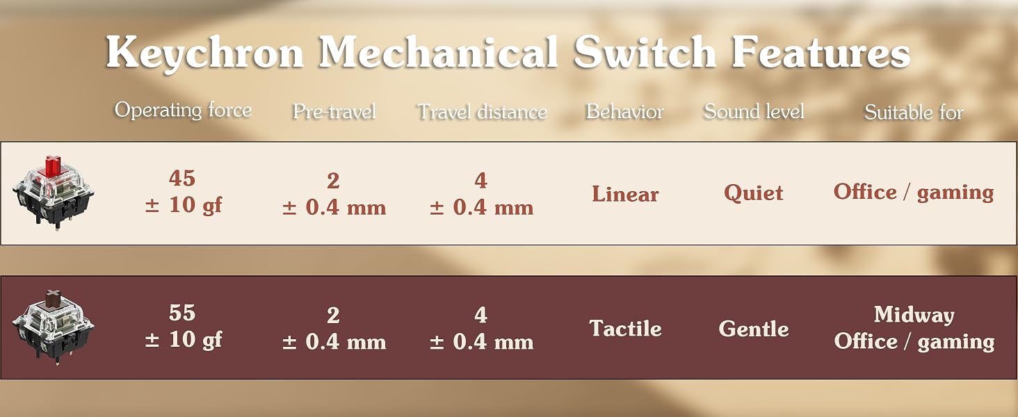 Keychron C2 Full Size Wired Mechanical Keyboard Retro