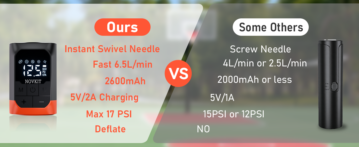 Compares to other pumps