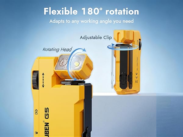 wuben g5 rechargeable flashlight
