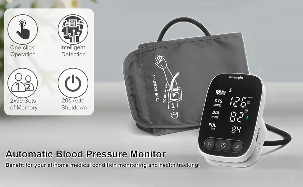 Automatic Blood Pressure Monitor Benefit for your at-home