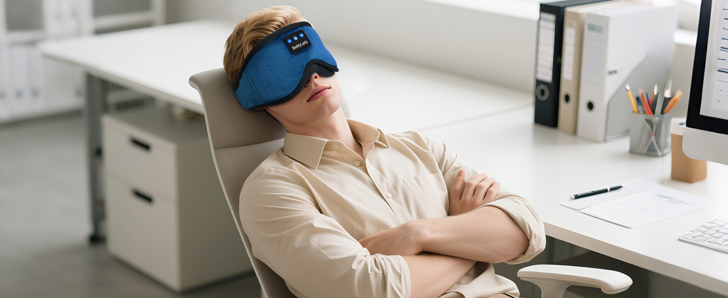 As a multifunctional sleep mask with headphones, eye mask headphones