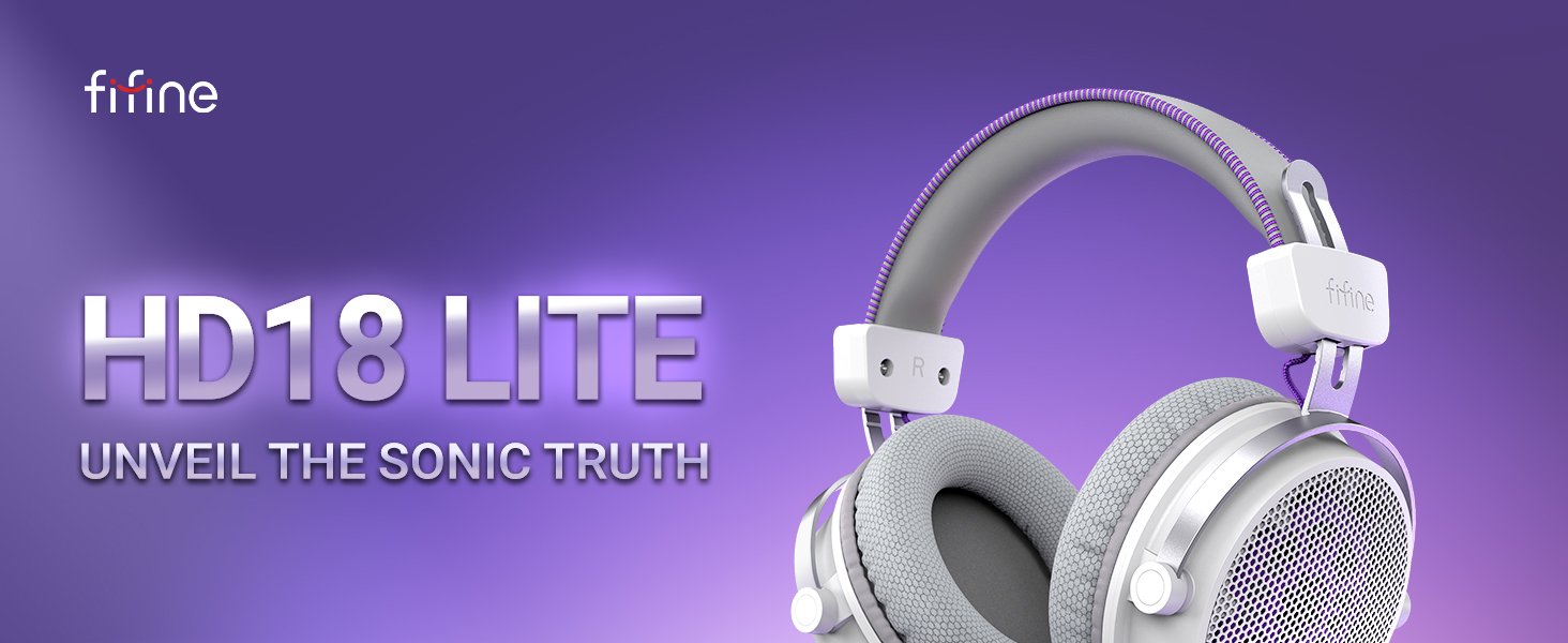FIFINE AMPLITANK HD18 LITE-WP Open Back Monitor Headphones