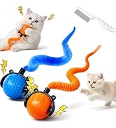 Gugliet Smart Wave Chase Ball 3.0, 2026 New Automatic Moving Cat Toy with Tail, Interactive Fast ...