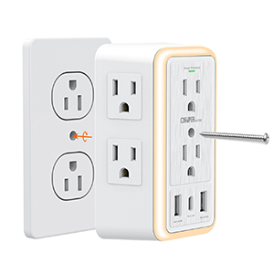 USB Wall Charger Surge Protector