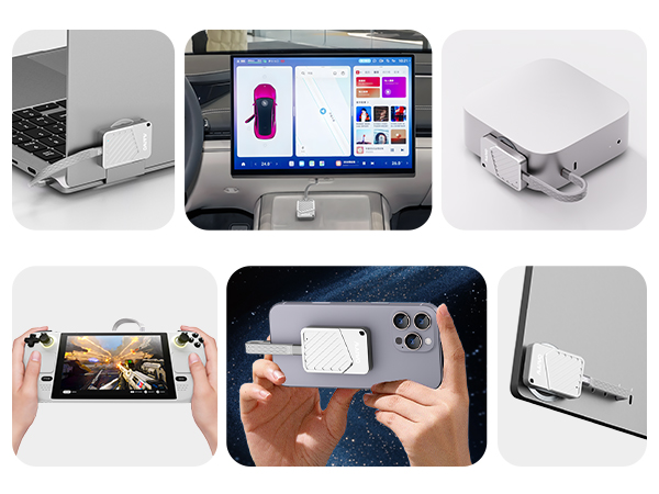 magnetic external hard disk enclosure for phone macbook attachment memory stick storage expansion