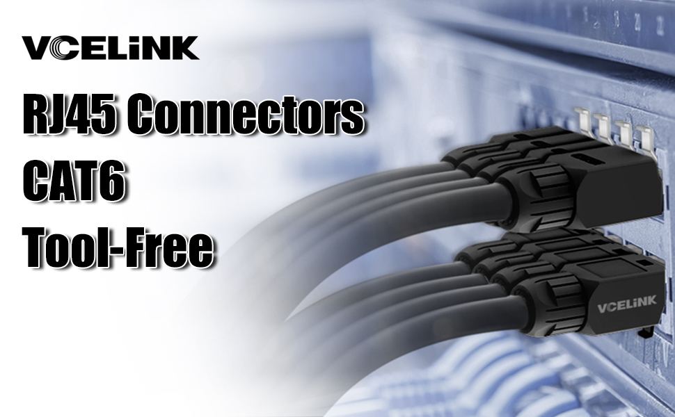RJ45 connector cat6 tool free