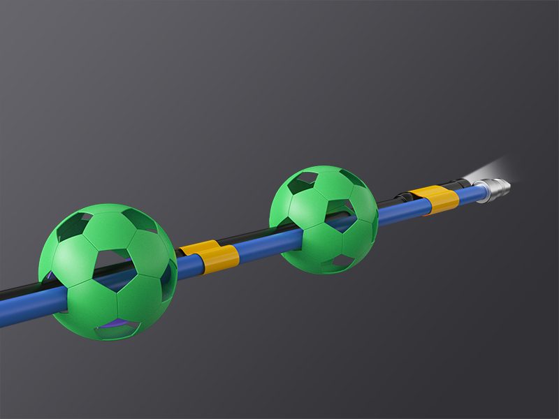 50ft borescope diy with drain snake ball