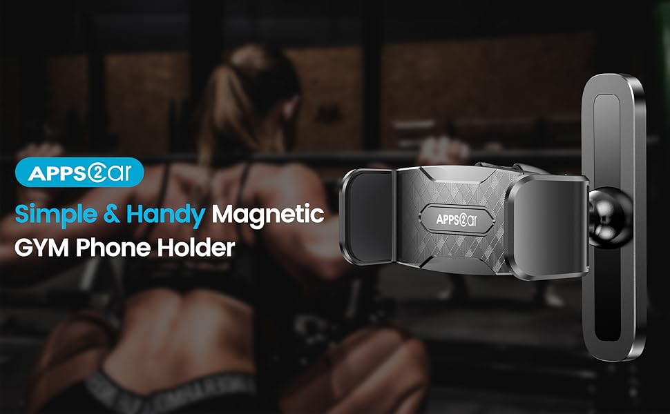gym magnetic phone holder