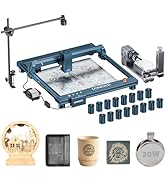 Longer B1 24000MW Laser Engraver, Equipped with auto air Assist, Chuck jaw kit, Camera kit and 16...