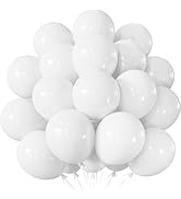 White Balloons 12 Inch – 24pcs White Latex Balloons for Wedding, Baby Shower, Oh Baby Theme, Brid...