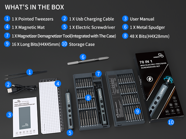 small electric screwdriver set