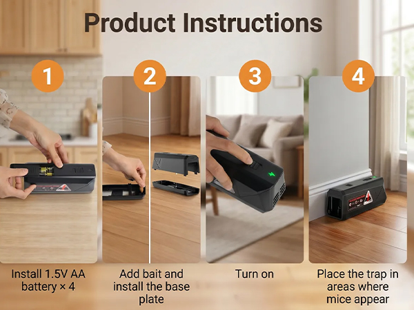 electronic mouse trap