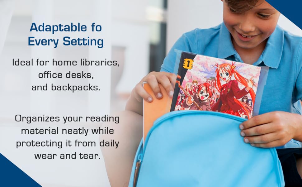 Safeguard your collection while keeping covers vibrant and pages looking fresh.