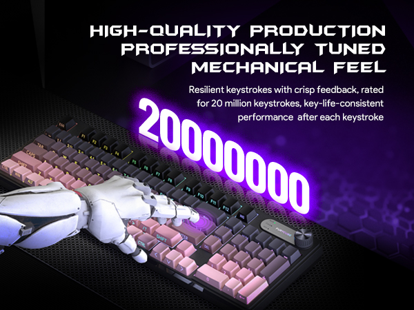 Professionally tuned mechanical feel