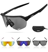 LOLOON Cycling Glasses for Men Women Youth, UV Protection Sports Sunglasses for Running Climbing ...