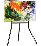 Rfiver Corner TV Stand for 60-86 Inch LCD LED Flat Curved Screen TVs up to 150 lbs, Height Adjust...