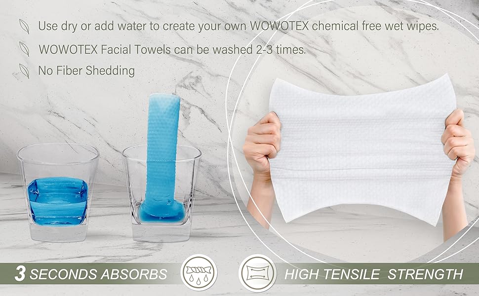 WOWOTEX Dry Wipes