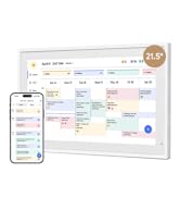 Dragon Touch 21.5" Digital Calendar Chore Chart – 1080P Full HD Interactive Touchscreen, Smart Fa...