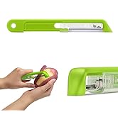 Dreamfarm Sharple | Self-Sharpening Vegetable Speed Peeler | Green