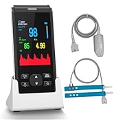 HealthTree Infant Handheld Pulse Oximeter Oxygen Monitor Fingertip for Adult Baby, Rechargeable O...